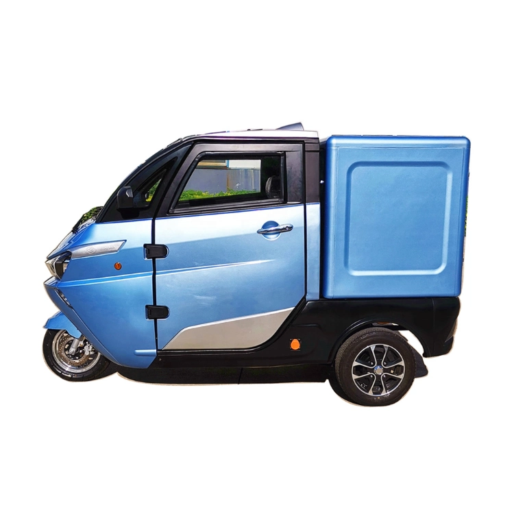 Triciclo elettrico di consegna del carico della batteria al litio del circuito idraulico di New Energy con le cinture di sicurezza