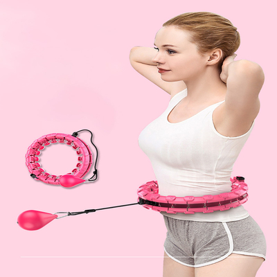 Hula-hoop di forma fisica della palestra pesato cerchio regolabile di sport di esercizio di yoga