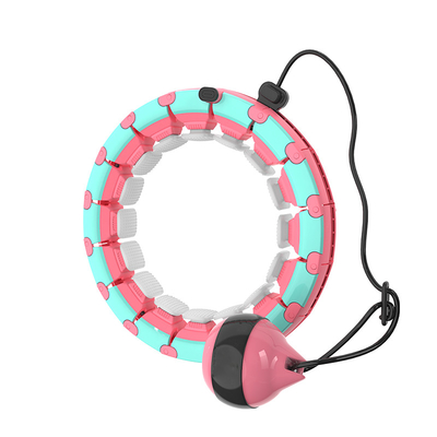 Hula-hoop intelligente pesato ABS del silicone di misura adattabile