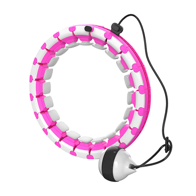 Il hula-hoop di Smart di perdita di peso dell'ABS del silicone, 24 nodi ha pesato il hula-hoop