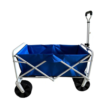 Quattro carrello di compera d'acciaio della ruota 600D Oxford del panno di spinta del carretto universale del vagone