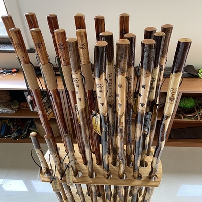 90x3cm Cane Chinese Totem Carving di camminata di legno