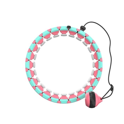 Hula-hoop astuto di misura adattabile, vita sottile 24 hula-hoop pesati nodo