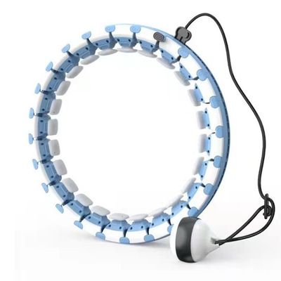 Hula-hoop astuto di misura adattabile, vita sottile 24 hula-hoop pesati nodo