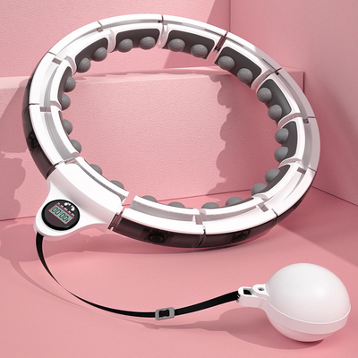 24 sezioni hanno pesato il hula-hoop astuto il LED, il hula-hoop pesato Digital della palestra