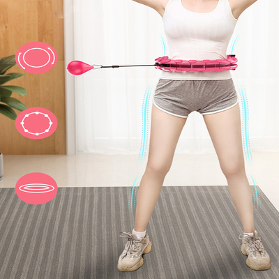 ABS 24 hula-hoop di Smart di forma fisica dei nodi, 24 hula-hoop pesati sezione 1.3kg