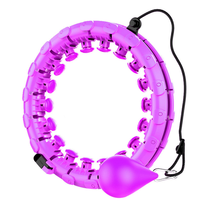 ABS 24 hula-hoop di Smart di forma fisica dei nodi, 24 hula-hoop pesati sezione 1.3kg