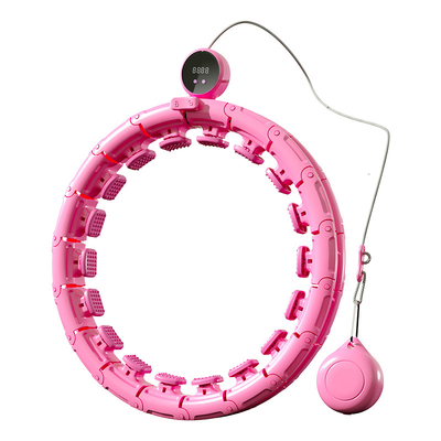 Hula-hoop di conteggio astuto del PVC pp dell'ABS, cerchio addominale regolabile di forma fisica della vita