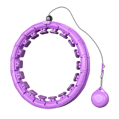 Hula-hoop di conteggio astuto del PVC pp dell'ABS, cerchio addominale regolabile di forma fisica della vita