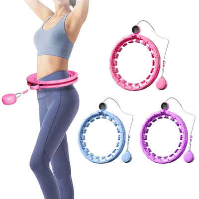 Hula-hoop astuto pesato casa, hula-hoop di forma fisica con la palla