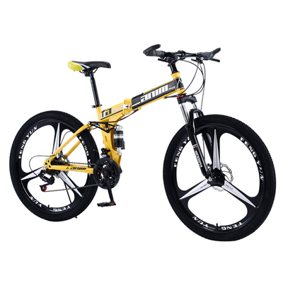 Mountain bike di alluminio della forcella della sospensione, 21 24 biciclette della montagna di velocità