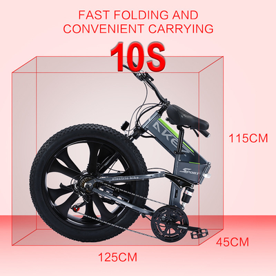bicicletta elettrica di velocità variabile della lega del magnesio della batteria al litio 40Km/H