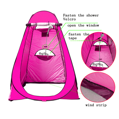 Singola tenda della doccia di pop-up, stazione della doccia del baccello di pop-up e stanza portatili di segretezza