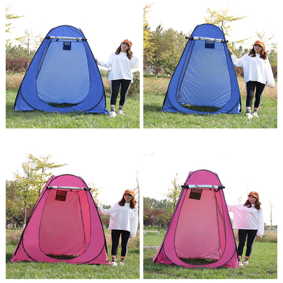 Tenda di pop-up di campeggio di segretezza del poliestere 190T della toilette portatile della doccia