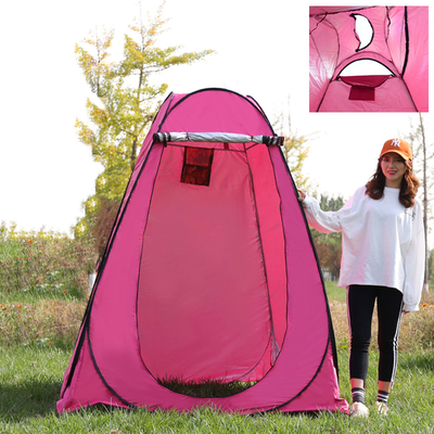 Tenda della doccia di pop-up del ODM dell'OEM piccola, toilette portatile e doccia per accamparsi