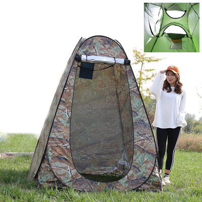 Tenda della doccia di pop-up del ODM dell'OEM piccola, toilette portatile e doccia per accamparsi