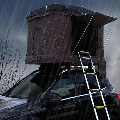 Tenda respirabile di sport all'aperto della tela, letto duro Shell Car Roof Tent all'aperto del tetto di viaggio