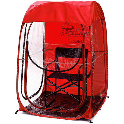Tenda inferiore di sorveglianza del baccello del tempo dello schermo di 2 persone di conto della tenda del gioco del filo di acciaio