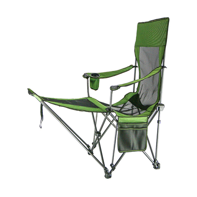 Sedie pieghevoli di campeggio di seduta e di menzogne del metallo Stowable del portatile del tessuto del tubo d'acciaio 600D